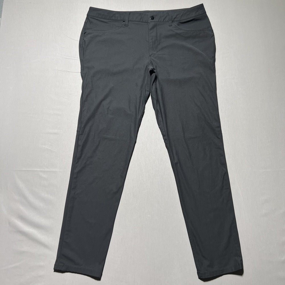 Lululemon Pants Mens‎ 36 Black ABC Classic Fit Stretch Athletic Golf